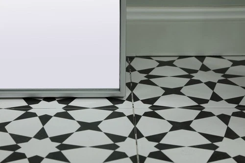 Elegant Lighting MR1B3276 Blaire 32" W x 76" H Modern Arched - Black - Picture 6 of 12