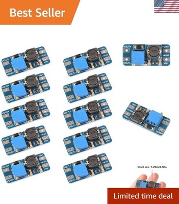 MT3608 DC-DC Step Up Boost Power Converter - 2A Module, Adjustable Step Up Vo...
