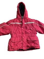 OshKosh B gosh Toddler Boys 24M Soft Red Hooded Winter Jacket Puffer Insulated