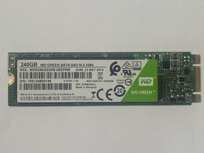ssd 240GB WD Green SATA SSD M.2 2280   WDS240G2G0B