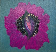 КАРТИНА АБСТРАКЦІЯ АКРИЛ ПОЗОЛОТ ОРИГІНАЛ ЕКСКЛЮЗИВ 6Х8 ДЮЙМІВ РУЧНА РОБОТА ІДЕЯ