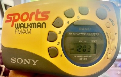 Sony Digital Walkman Model SRF-M78 Sports AM/FM Radio Arm Band - TESTED