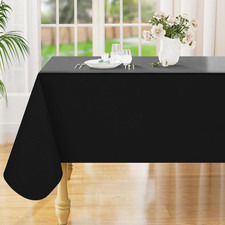 Smiry Rectangle Table Cloth 60X84 Inch, Waterproof Wipeable Vinyl Tablecloths Pr
