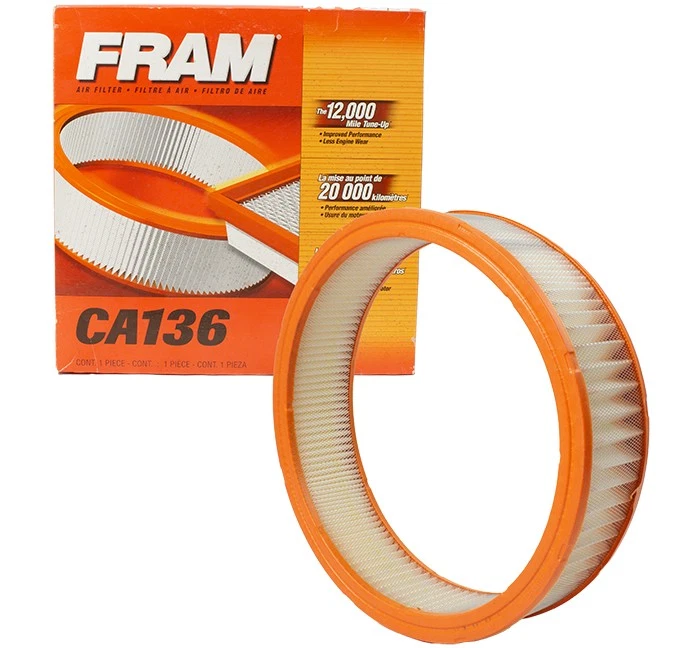 FRAM Replacement Air Filter Fits 1963-79 Chevrolet Oldsmobile Pontiac Part CA136 - Image 4 of 4