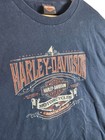 VTG Harley Davidson Motorcycles Men's XL TShirt Biker Graphic Buckeye Ohio