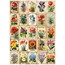 Vintage Floral Art Jigsaw Puzzles 1000 Pieces...