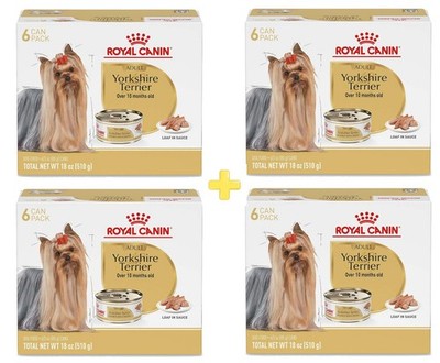 Royal Canin Yorkshire Terrier Adult Loaf Dog Food, 3 oz x 24 Cans
