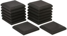 Auralex 2 inch SonoFlat 1x1 foot Acoustic Panel 14-pack - Charcoal 3-pack 