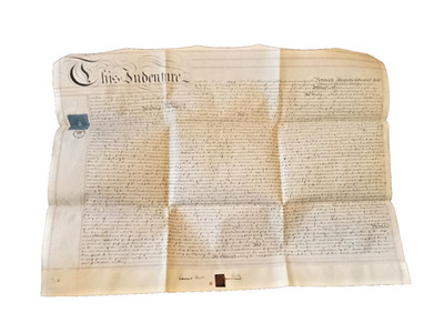 Victorian Indenture Document: 1878 Webb & Early Wells Street Camberwell London