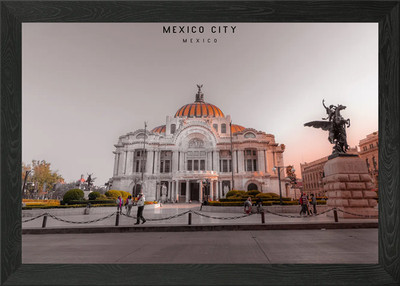 Mexiko Stadt Gerahmtes Wandbild Poster Leinwanddruck Bild
