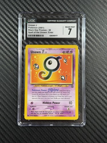 Unown [J] graded CGC 7 for sale on eBay