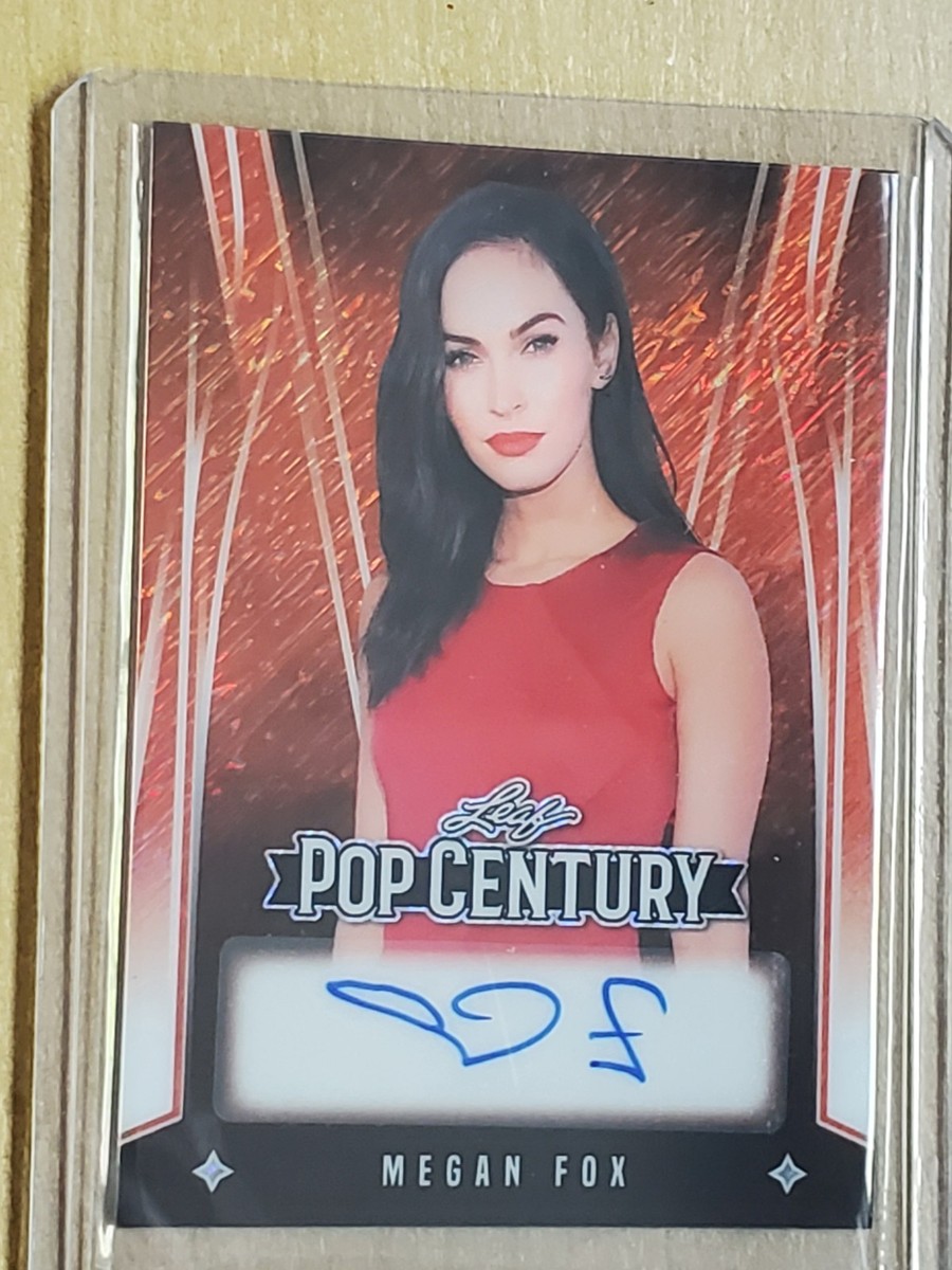 2025 Leaf Pop Century Metal autograph auto base ORANGE Megan