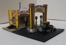 SHELL GAS STATION. BAR MILLS. BUILT. WOOD. WE...