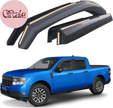 Shatterproof In-Channel Window Deflectors for Ford Maverick 2022-2026, Rain Guar