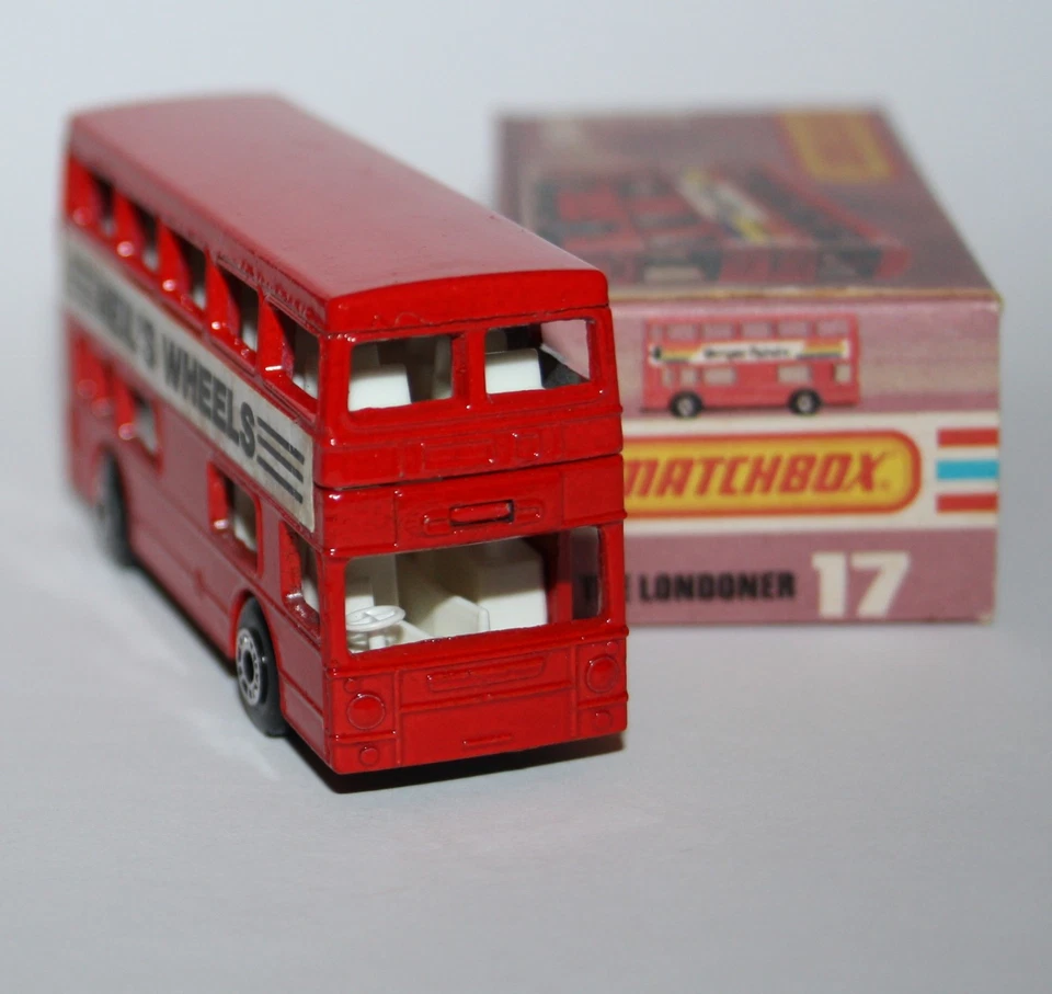 Matchbox Lesney Superfast Nr.17-B THE LONDONER Daimler Bus / in OVP - Bild 3 von 4