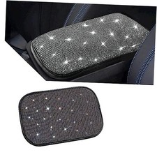 Pack-1 Bling Car Armrest Cover, 8.66" x 11.81" Cute Charming Auto Center