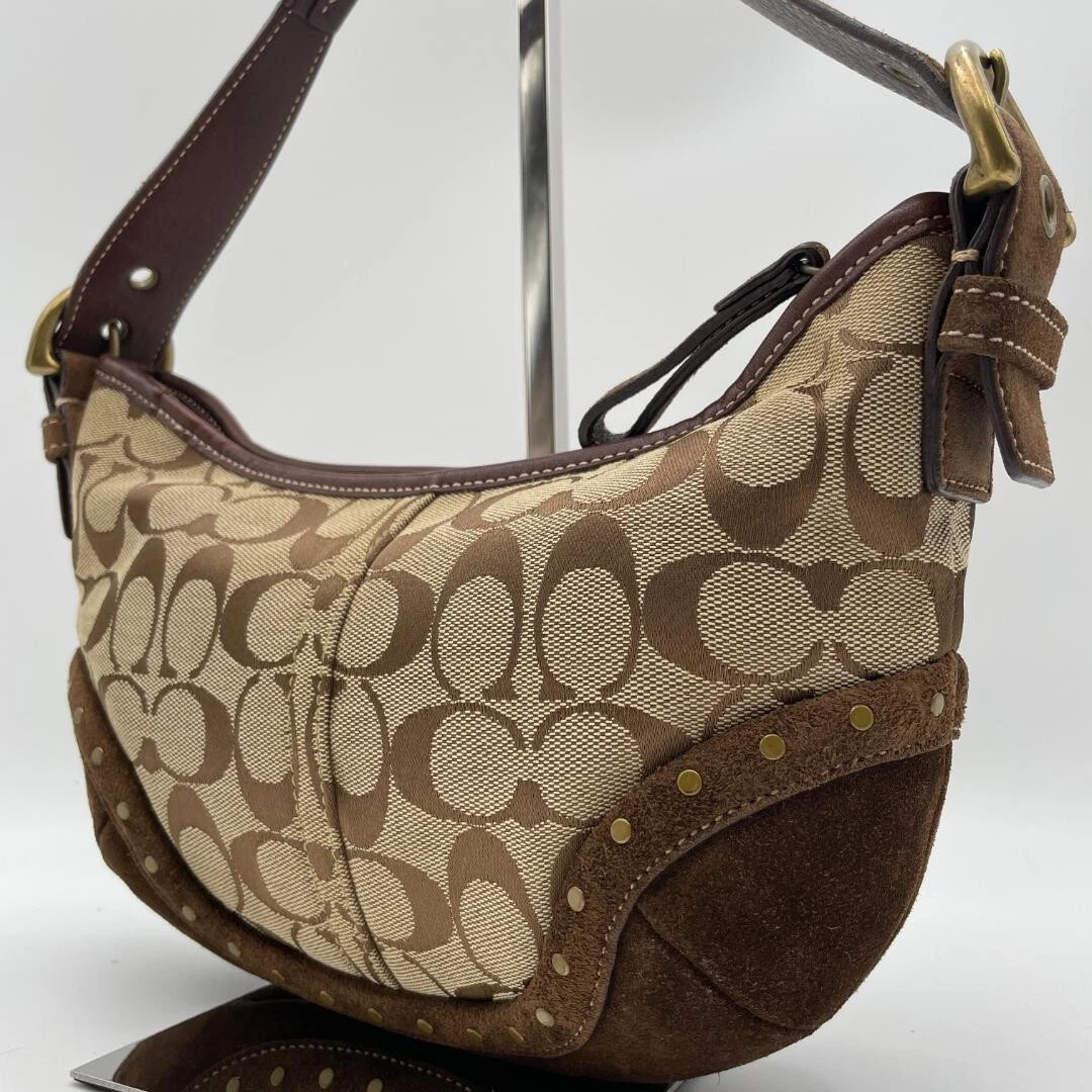 Coach Brown Signature Hobo Bag for sale | eBay