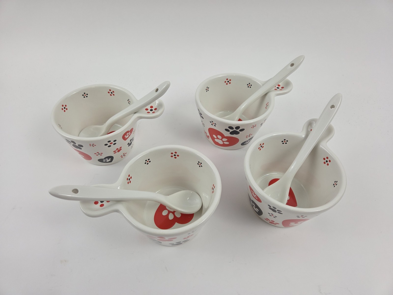 Pawfetti Temp-tations Pawfetti Petite Serving Bowls with Spoons | eBay