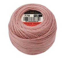 DMC 116 12-778 Pearl Cotton Thread Balls, Very Light Antique Mauve, Size 12