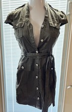 Express Khaki Cargo Dress Sz 4