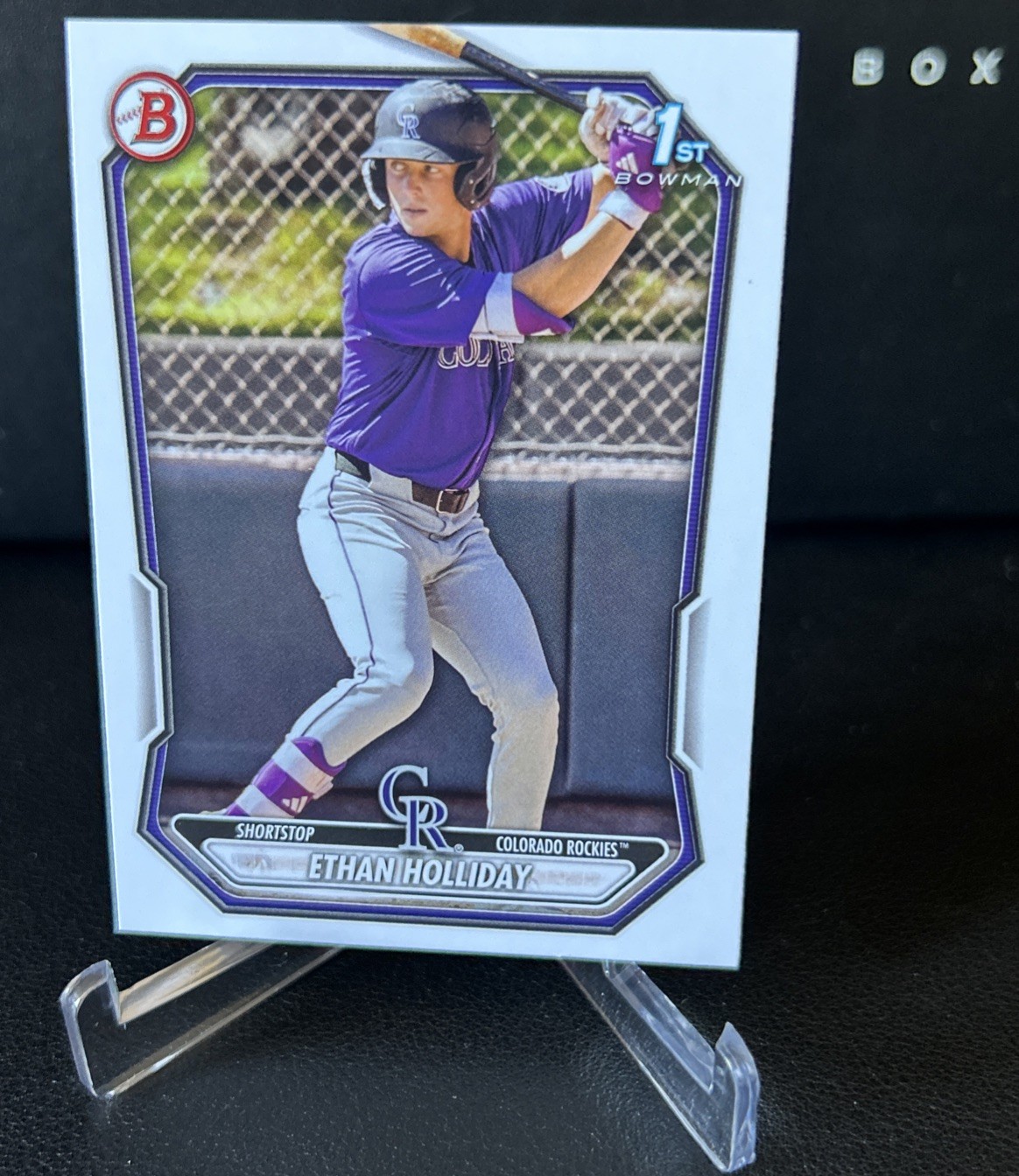 2026 Bowman Chrome 8 Cards Lot- Ethan Holiday Rockies, 1st Bowman Fuchsia /299 view 8