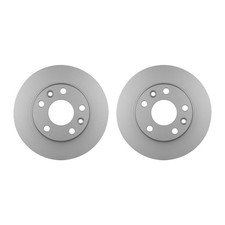 2 Bremsscheiben voll Ø 68 mm 8 mm HELLA passend für u.a. RENAULT ZOE