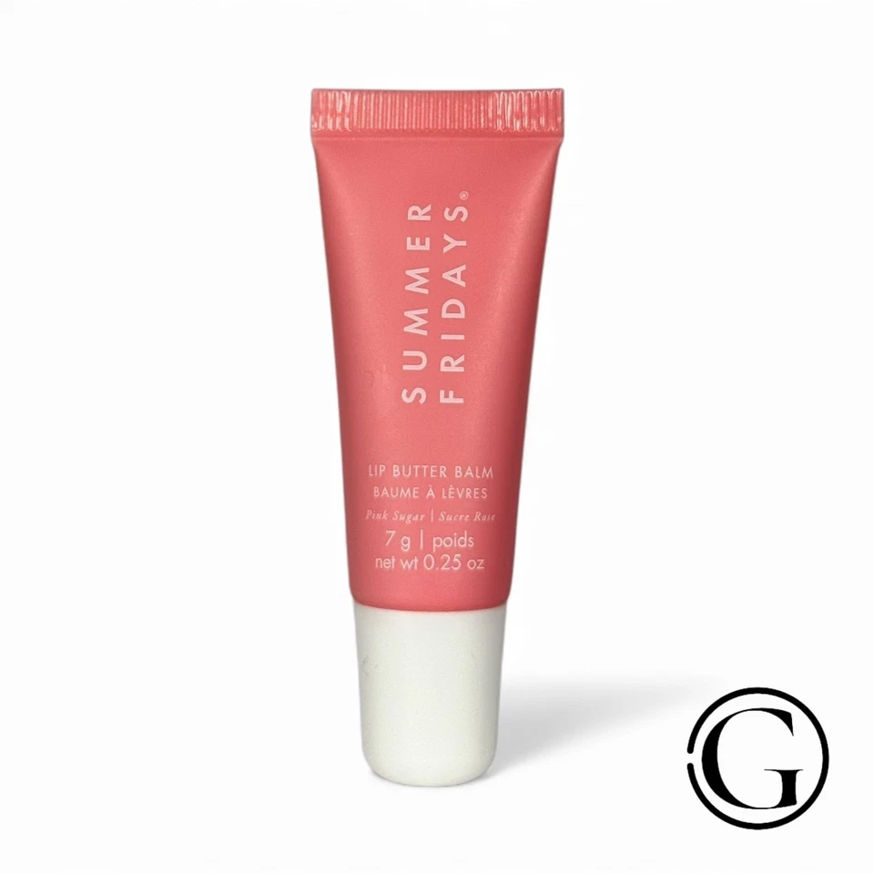 PACK OF 2 Summer Fridays PINK SUGAR Lip Butter Balm .25 oz ea. = Full Size - Image 2 of 3