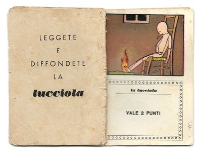 PINOCCHIO + Das kleine Waisenkind - Halskette La Glühwürmchen Nr. 13, 40er Jahre*