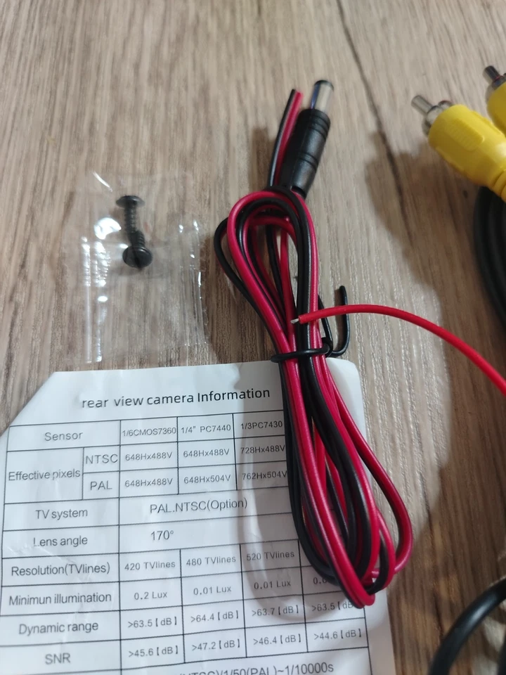 Reversing Camera, Backup Camera With Backup Camera HD Image 8 LED Light - Image 4 of 4
