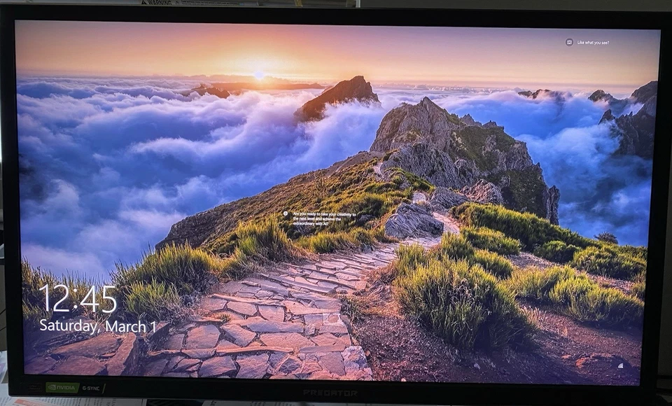 USED - Acer Predator XB273K 28" UHD 3840 x 2160 IPS 144Hz - Image 2 of 4