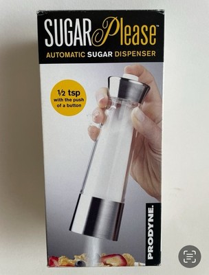 Prodyne Sugar Please Sugar Dispenser SD-7 W/refill Funnel (1/2 Teaspoon Push)