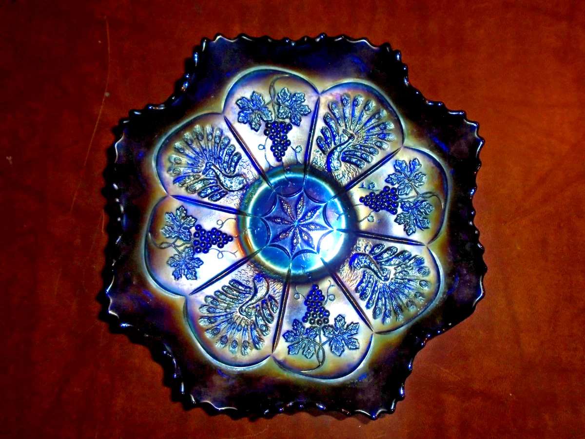fenton blue carnival glass products for sale | eBay