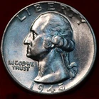 1945-P Washington Quarter — photo from another recent sale