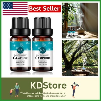 2-Pack Camphor Essential Oils   Pure & Therapeutic Grade for Aromatherapy & More