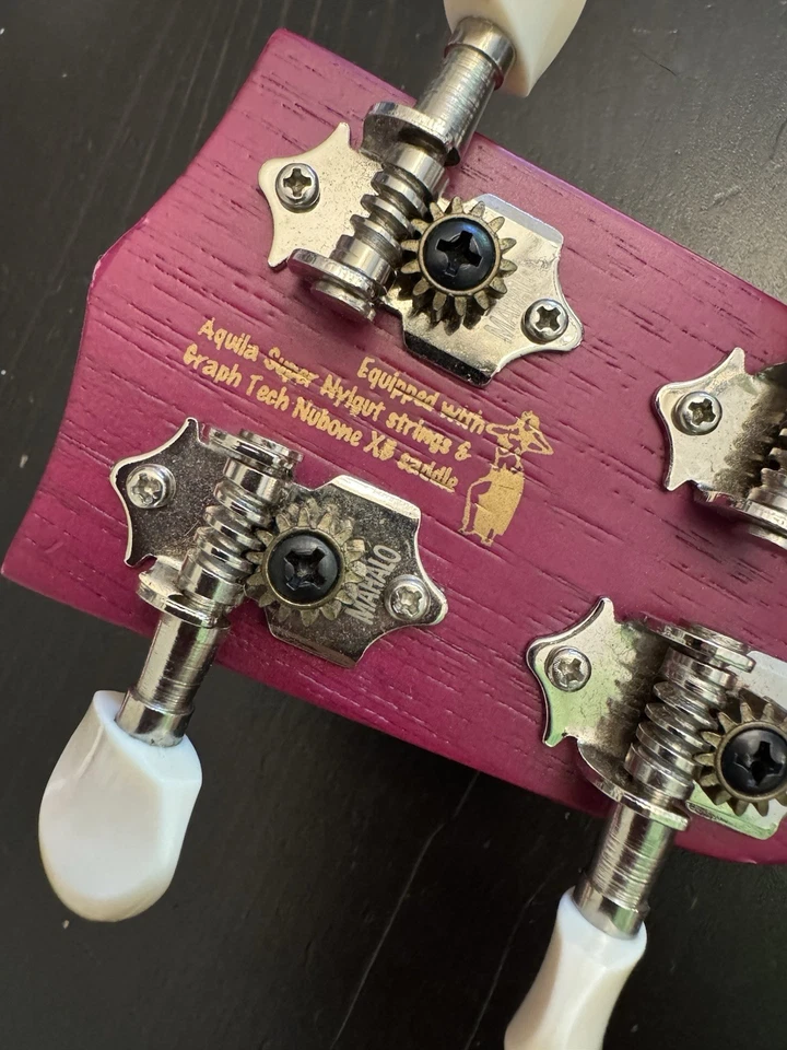 Mahalo MK1PINK Soprano Ukulele Pink Aquila strings *GREAT VALUE* - Image 3 of 4