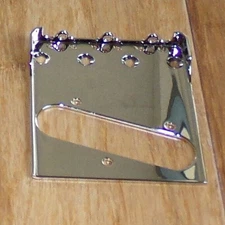 Telecaster® Bridge Plate For Bigsby~Fits 4 Hole Fender Vintage Holes~Nickel~New