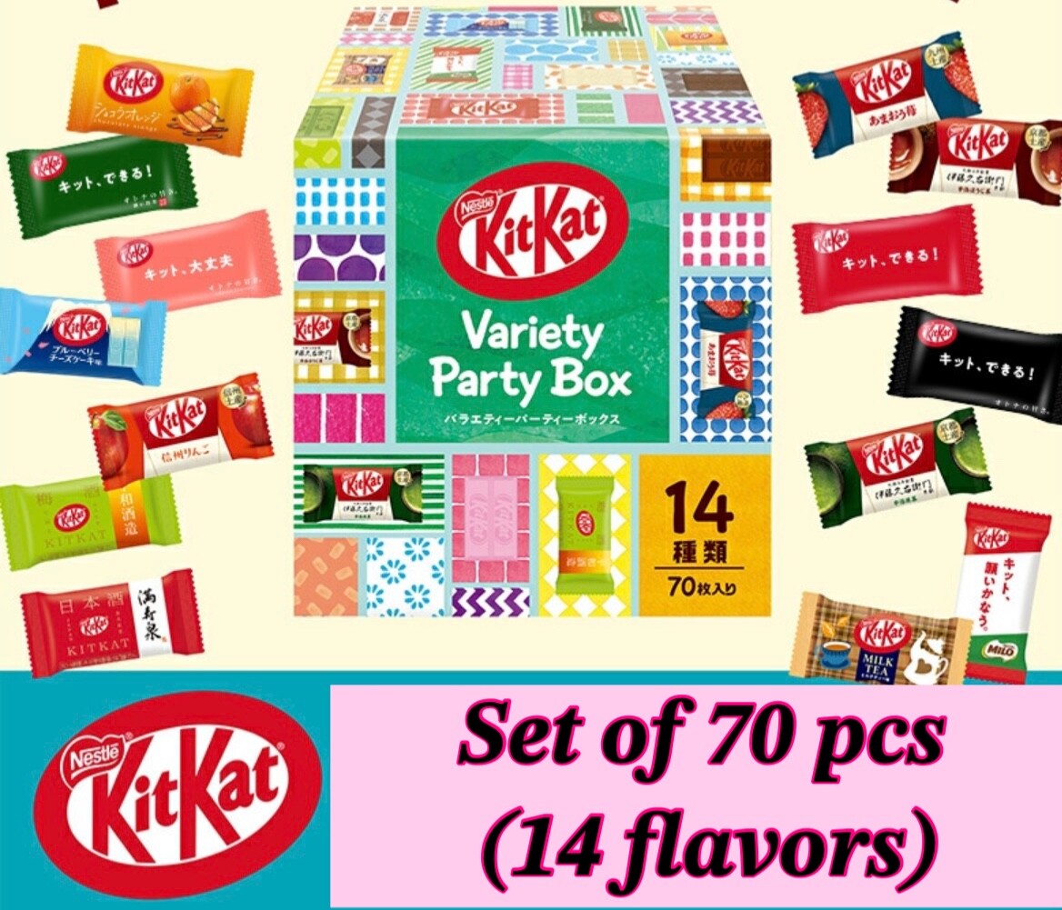 Japanese KitKat 70 pcs 14 flavors Variety Box Chocolate Enjoy