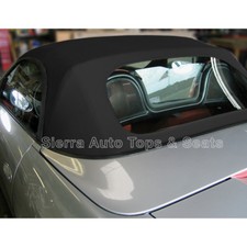 Porsche Boxster Convertible Top 97-02 In Black Cloth Plastic Window