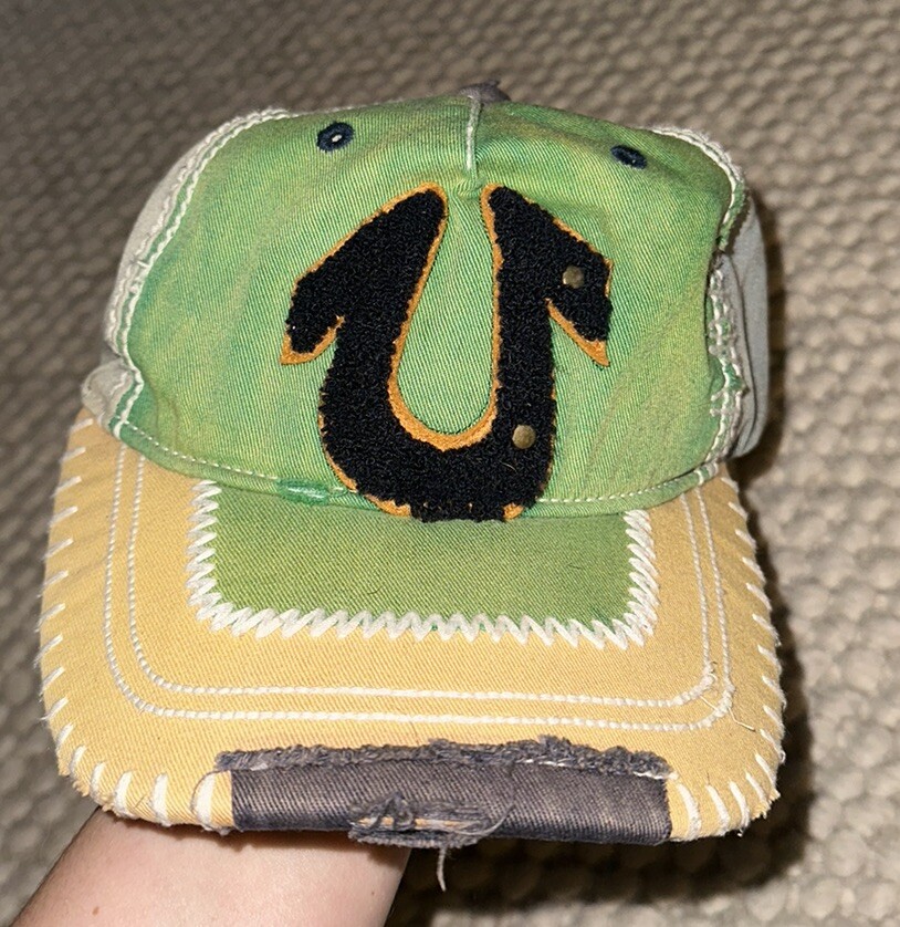 RARE True Religion Patchwork Hat SEE DRSCRIPTION - image 1