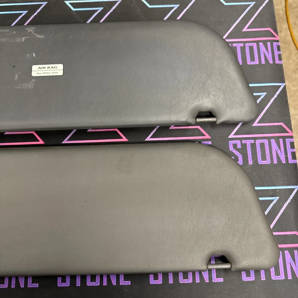 Ford Econoline 1994 1995 1996 furgoneta parasoles gris oscuro E150 E250 E350 OEM Foto 4 de 4