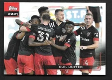 2021 Topps MLS D.C. UNITED Base Card - TEAM CARD - #139