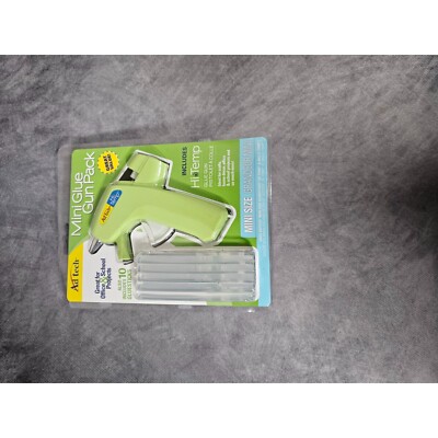 AdTech High Temp Floral Mini Glue Gun Precise Nozzle 10 Watts + 10 Glue Sticks