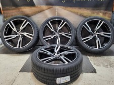 REFURBISHED GENUINE VOLVO XC90 22" R-DESIGN WHEELS, NEW HANKOOK TYRES 31406715