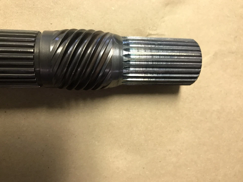 TH350 Trans Output Shaft 4X4 9 5/8 Length New Plastic Bushing & Harden 27 Spline - Image 3 of 4