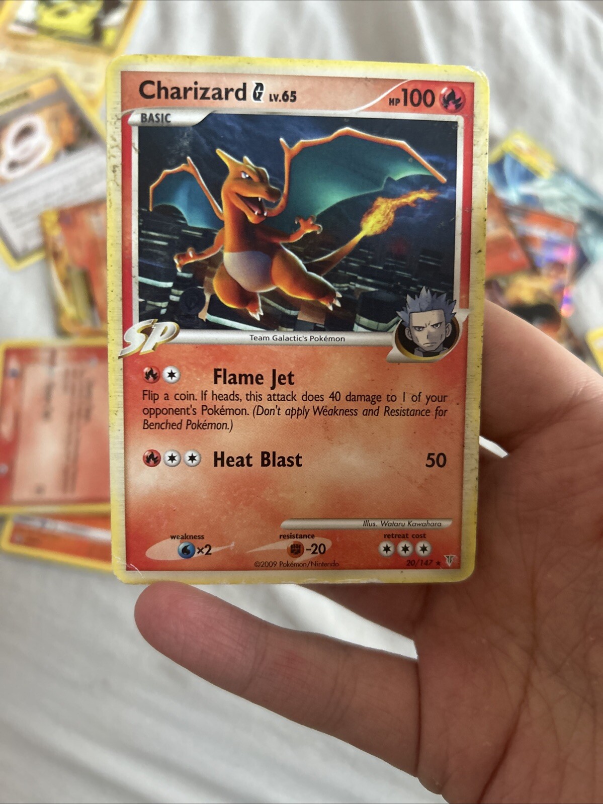 Pokemon 2009  Charizard G Platinum Supreme Victors #20  PSA 10