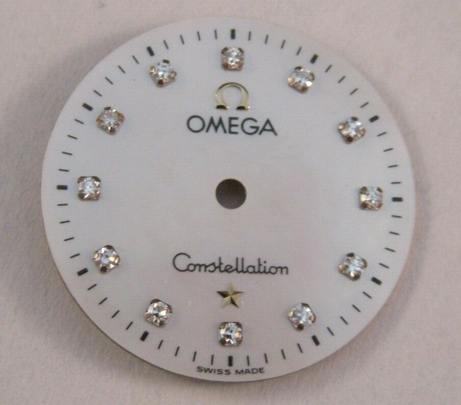 Omega Constellation dial white brilliants cal 1455 1456