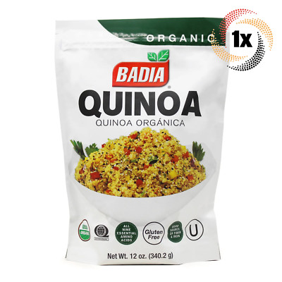 1x Bag Badia Organic Quinoa | 12oz | Gluten Free & Kosher | Fast Shipping