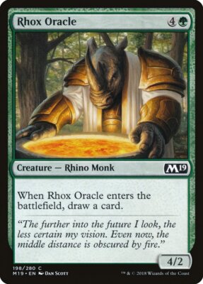 Rhox Oracle (198) Core Set 2019 M19 MTG Magic