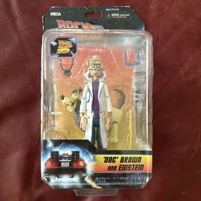 2020 NECA Back to the Future Action Figure 35th Anniv DOC BROWN & EINSTEIN  NEW!
