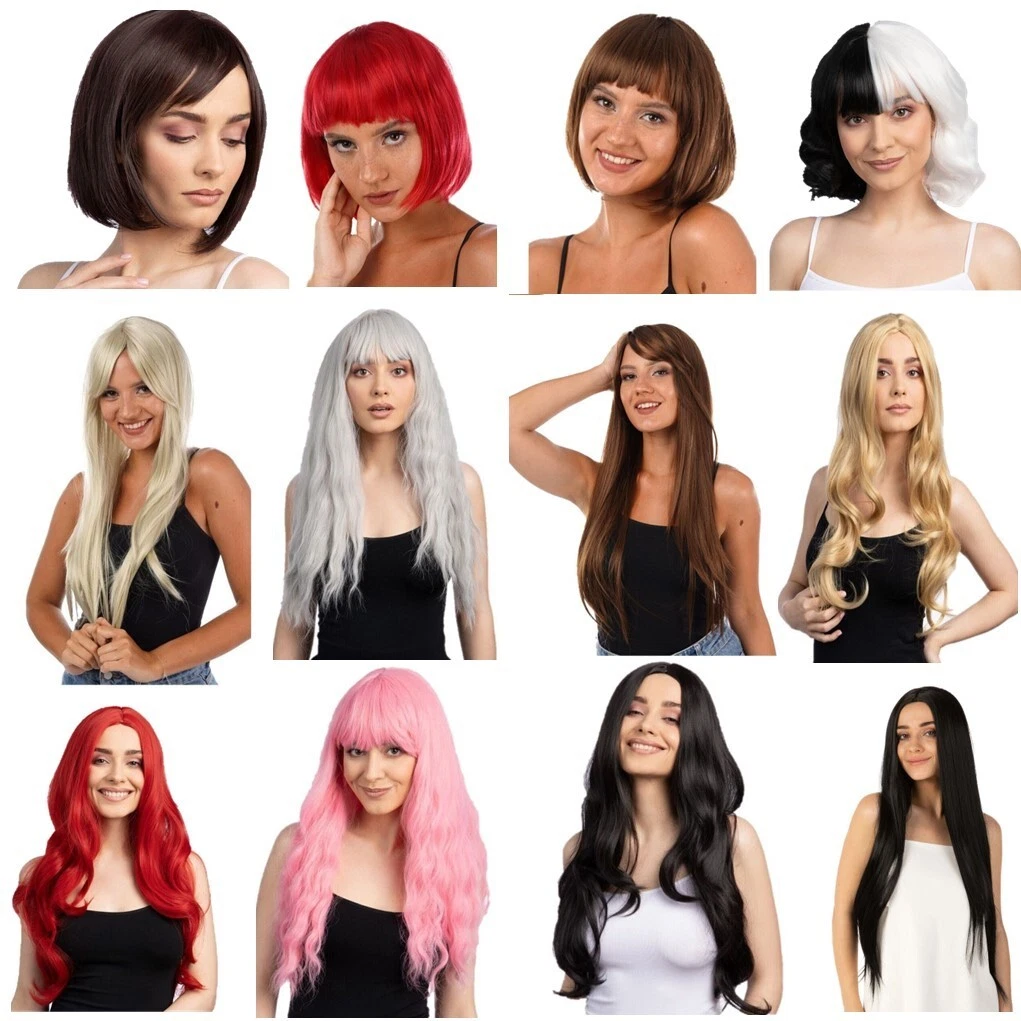 Long hair top short wig